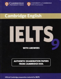 Image of Cambridge English IELTS 9 : Authentic Examination Papers From Cambridge Esol