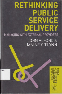 Image of Rethinking Public Service Delivery : Managing With External Providers