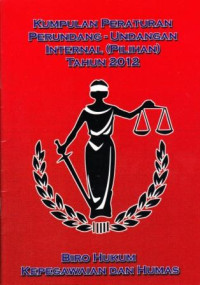 Image of Kumpulan Peraturan Perundang-Undangan Internal (Pilihan) Tahun 2012