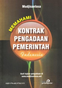 Image of Memahami Kontrak Pengadaan Pemerintah Indonesia