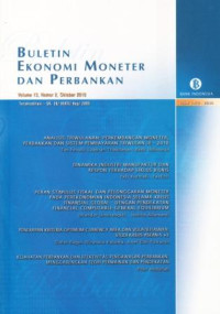 Image of Buletin Ekonomi Moneter dan Perbankan, Volume 13 Nomor 2, Oktober 2010