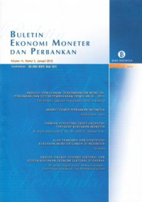 Image of Buletin Ekonomi Moneter dan Perbankan, Volume 14 Nomor 3, Januari 2012