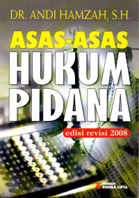Image of Asas-asas Hukum Pidana