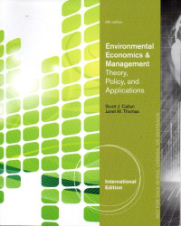 Image of Environmental Economics & Management: Theory, Policy, and Applications