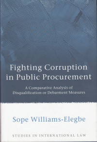 Image of Fighting corruption in public procurement : a comparative analysis of disqualification or debarment measures