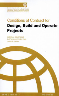Image of Conditions of Contract for Design, Build and Operate Projects: general conditions particular conditions sample forms
