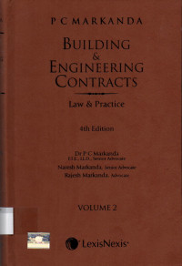 Image of Building & Engineering Contracts : Law and Practice Volume 2