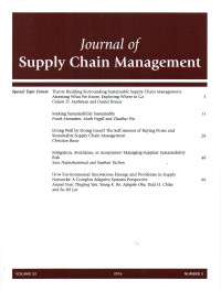 Image of Journal of Supply Chain Management, Volume 52 Number 2, 2016
