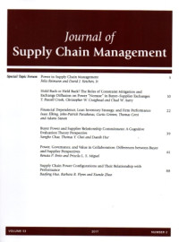 Image of Journal of Supply Chain Management, Volume 53 Number 2, 2017