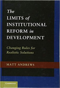 Image of The Limits of Institutional Reform in Development