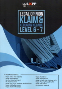 Image of Legal Opinion Klaim & Kerugian Negara: Materi Level 6-7