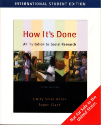 Image of How It's Done : An Invitation to Social Research