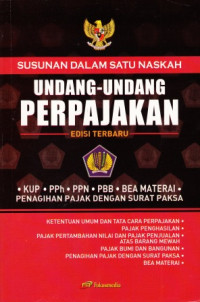 Image of Susunan Dalam Satu Naskah Undang-Undang Perpajakan