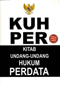 Image of KUHPER: Kitab Undang-undang hukum perdata