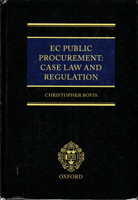 Image of EC Public Procurement : Case Law and Regulation