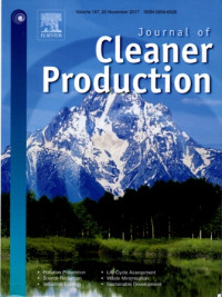 Image of Journal of Cleaner Production, Volume 167 No. 20 November 2017