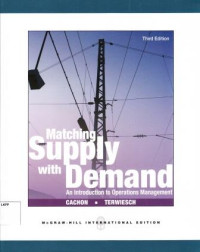 Image of Matching Supply with Demand : An Introduction to Operations Management